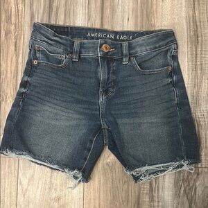 American Eagle Denim Midi Shorts